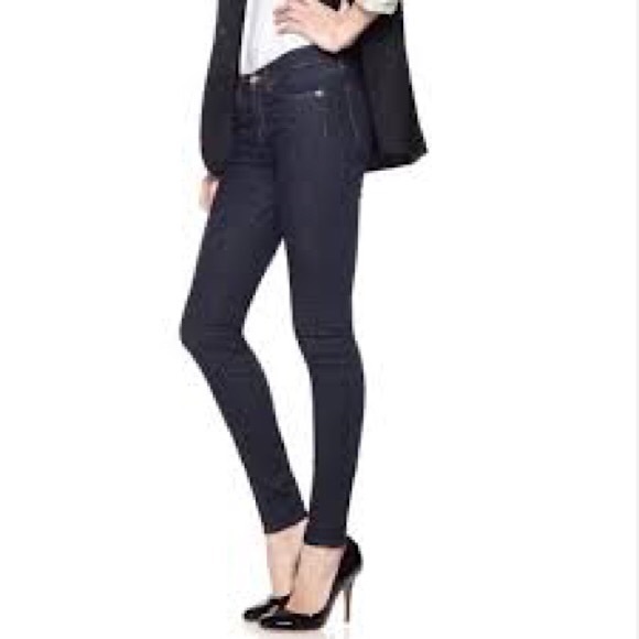 JBRAND 811 Skinny Jeans 811C032 EUC 31 Dk Wash - Picture 7 of 8